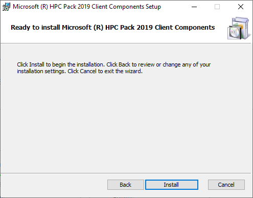 MS HPC Pack Login Node Install Step 4