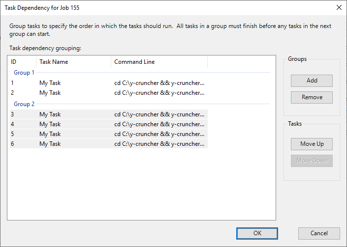 Task Dependency Setup