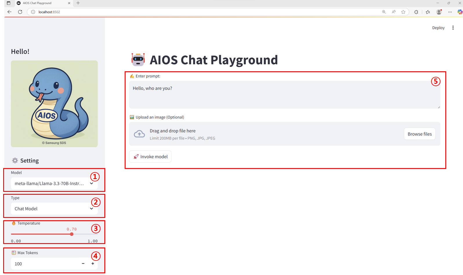 그림1. 주요 화면 구성 그림1